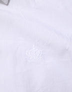 Dolce & Gabbana White Cotton Collared Men MARTINI Dress Shirt