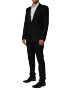 Dolce & Gabbana Black 2 Buttons Jacket Formal 2 Piece Suit