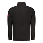 Norway 1963 Black Wool Men Sweater