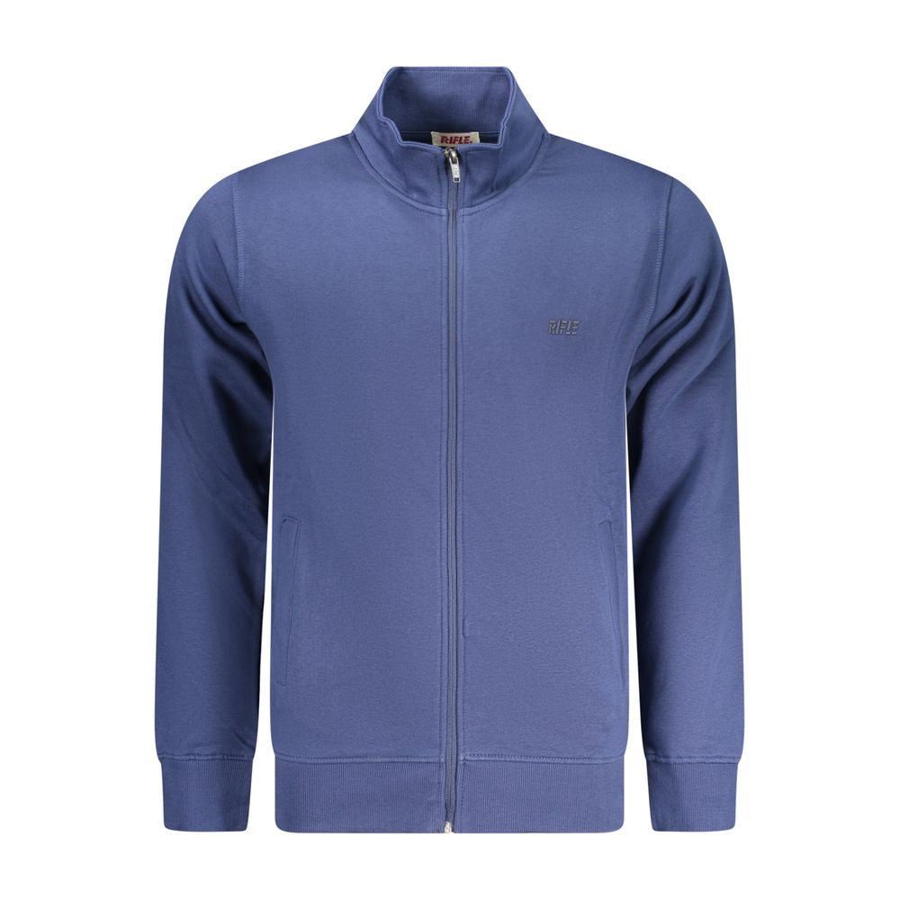 Rifle Blue Cotton Men Sweater