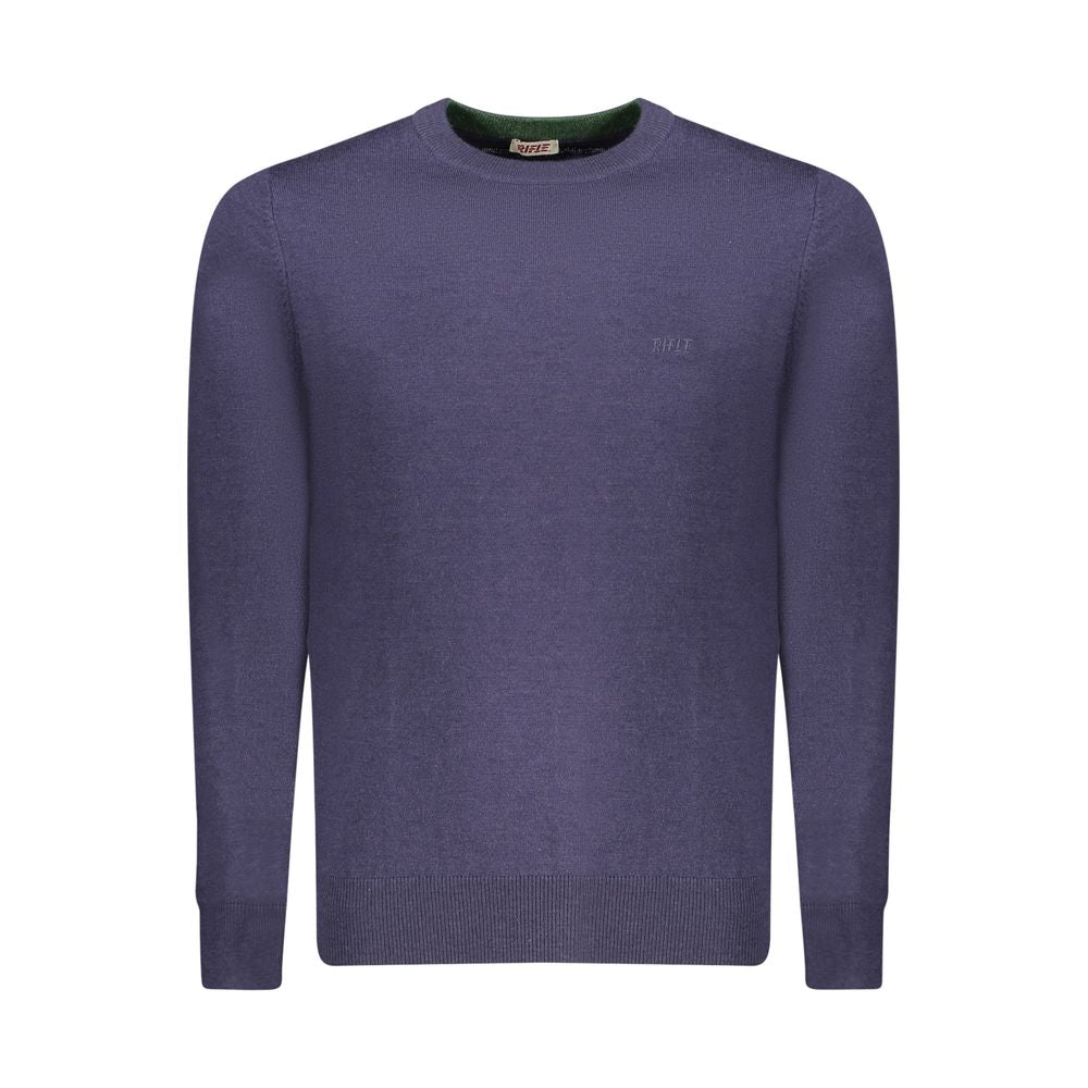 Rifle Blue Wool Men Sweater