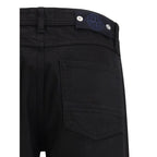 Stone Island Black Cotton Jeans Denim