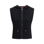 Max Mara Black Wool Sleveless Jacket