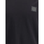 Stone Island Black Cotton T-Shirt