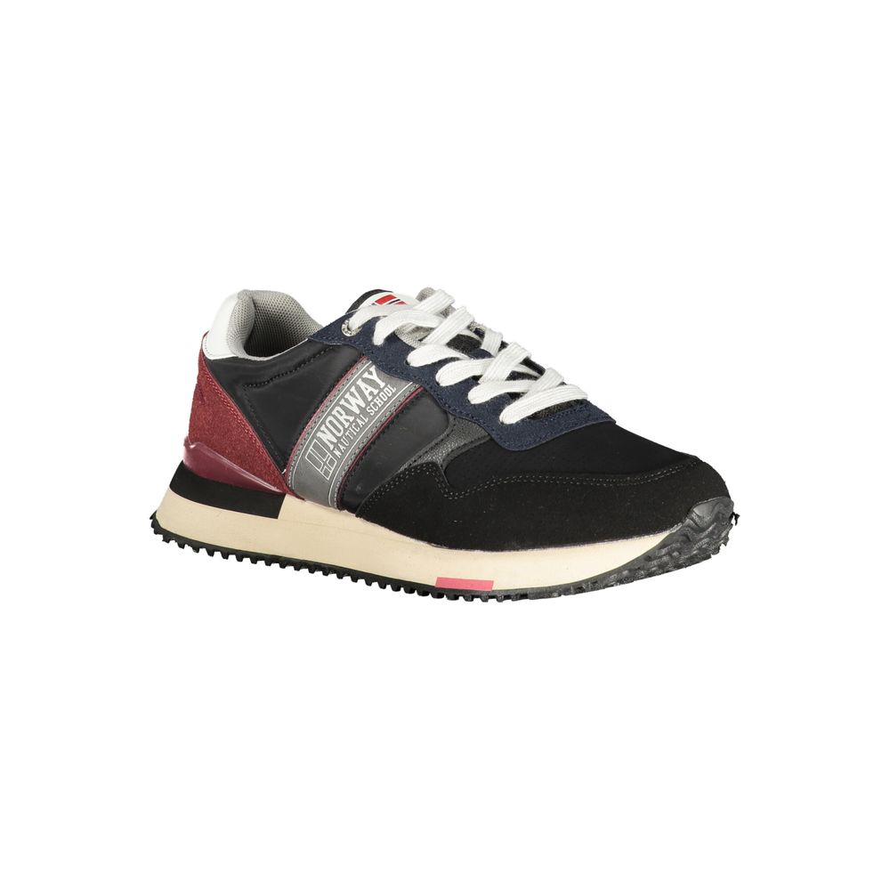 Norway 1963 Black Polyester Men Sneaker