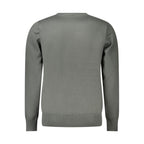 Coveri Moving Green Nylon Men Sweater