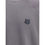 Maison Kitsuné Gray Cotton Sweatshirt