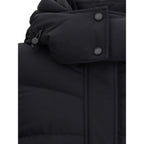 Moose Knuckles Black Nylon Coat