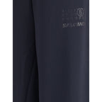 MM6 Black Polyester Athletic Pants