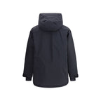 MM6 Black Polyester Parka