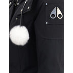 Moose Knuckles Black Cotton Parka