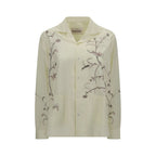 Baziszt Yellow Cotton Pattern Shirt