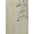 Baziszt Yellow Cotton Pattern Shirt