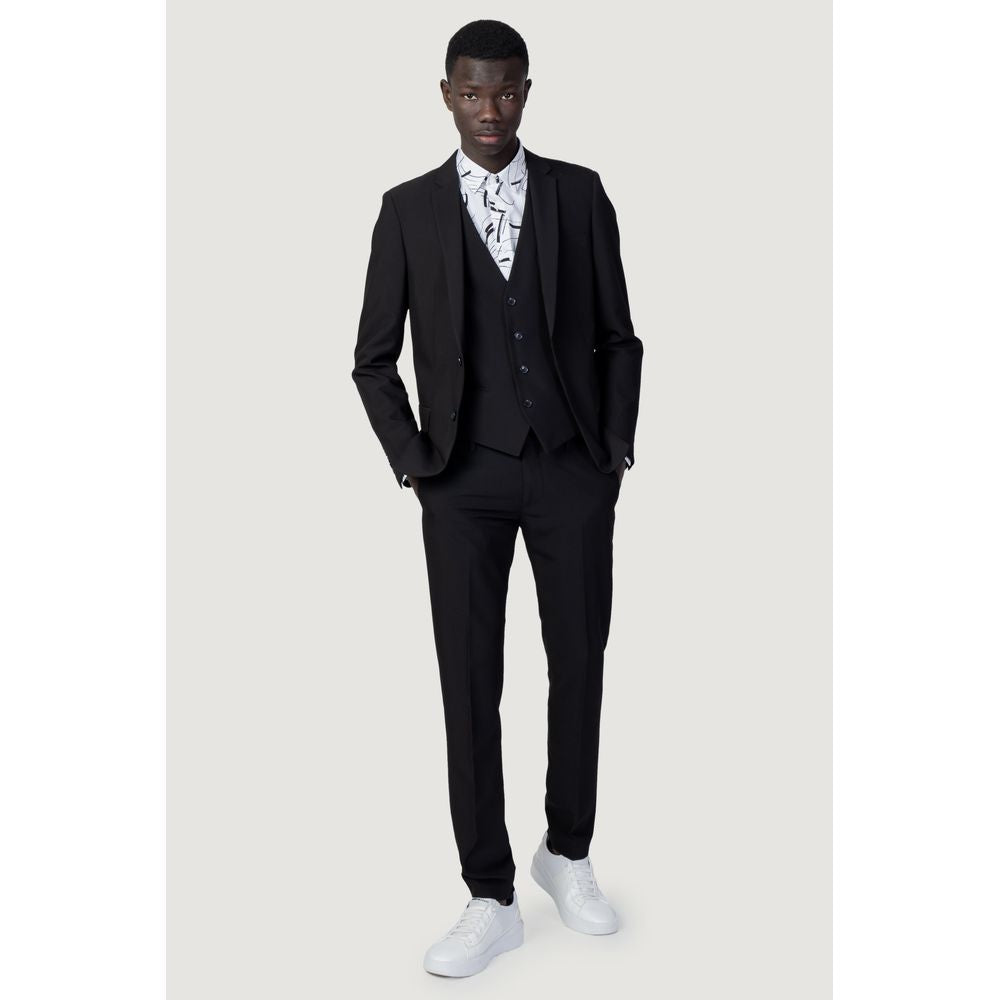 Antony Morato Black Polyester Blazer