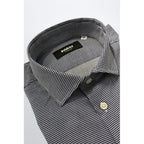 Baldinini Trend Blue Cotton Men Shirt