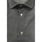 Baldinini Trend Blue Cotton Men Shirt