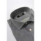 Baldinini Trend Blue Cotton Men Shirt