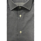 Baldinini Trend Blue Cotton Men Shirt
