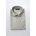 Baldinini Trend Light Blue Cotton Mens Shirt