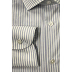 Baldinini Trend Light Blue Cotton Mens Shirt