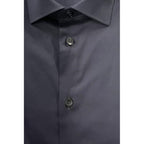 Baldinini Trend Black Cotton Men's Shirt