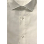 Baldinini Trend White Cotton Men Shirt