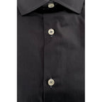 Baldinini Trend Gray Cotton Men Shirt