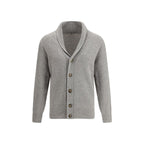 Brooksfield Gray Fleece Wool Cardigan