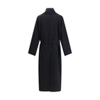 Tom Ford Black Fleece Wool Coat