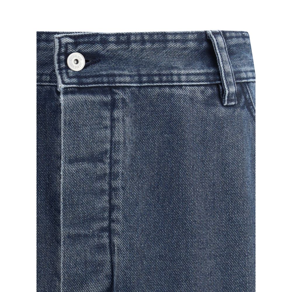 Jacquemus Blue Cotton Jeans Denim