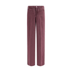 Cruna Purple Tencel Relaxed Fit Jeans