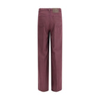 Cruna Purple Tencel Relaxed Fit Jeans