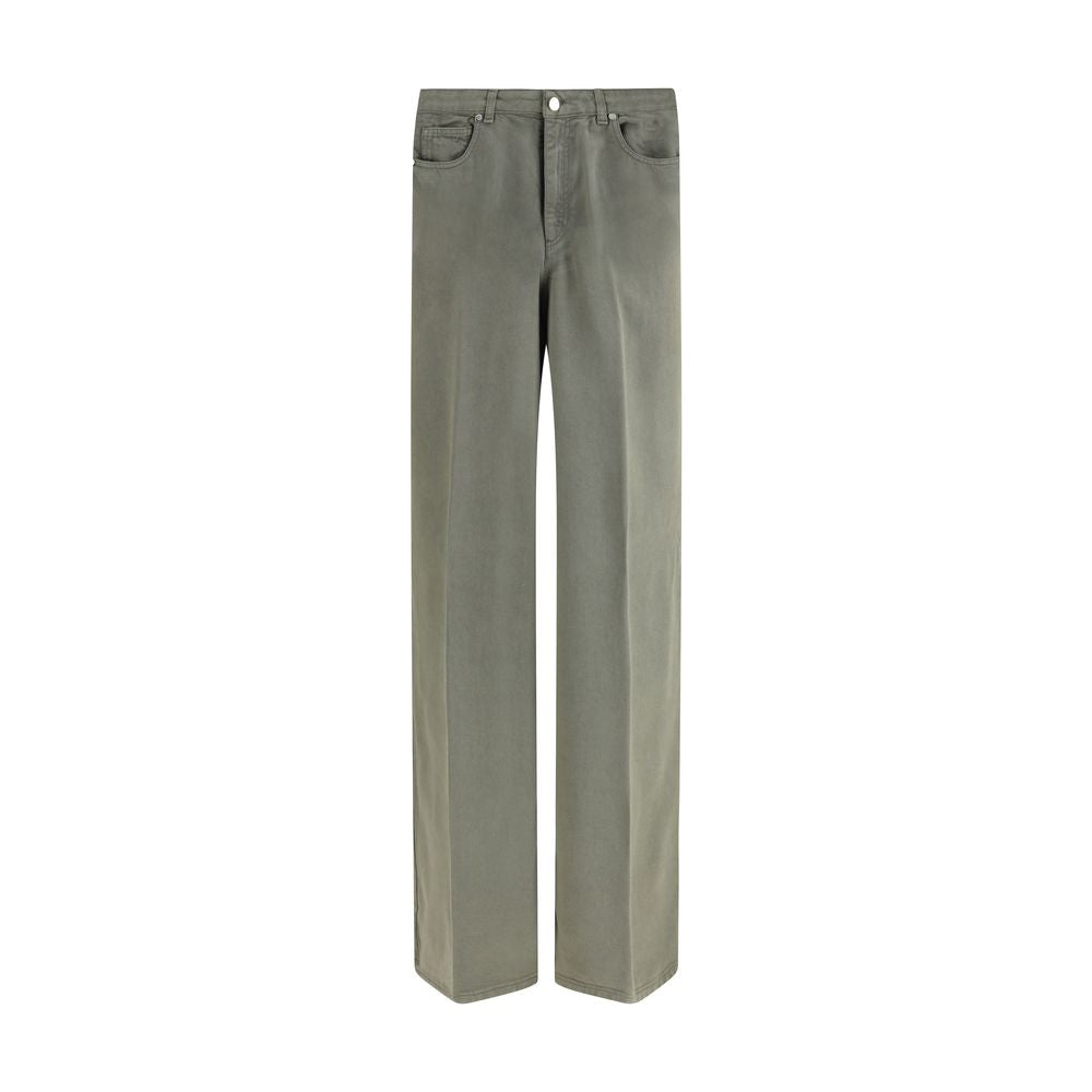 Cruna Green Tencel Relaxed Fit Jeans