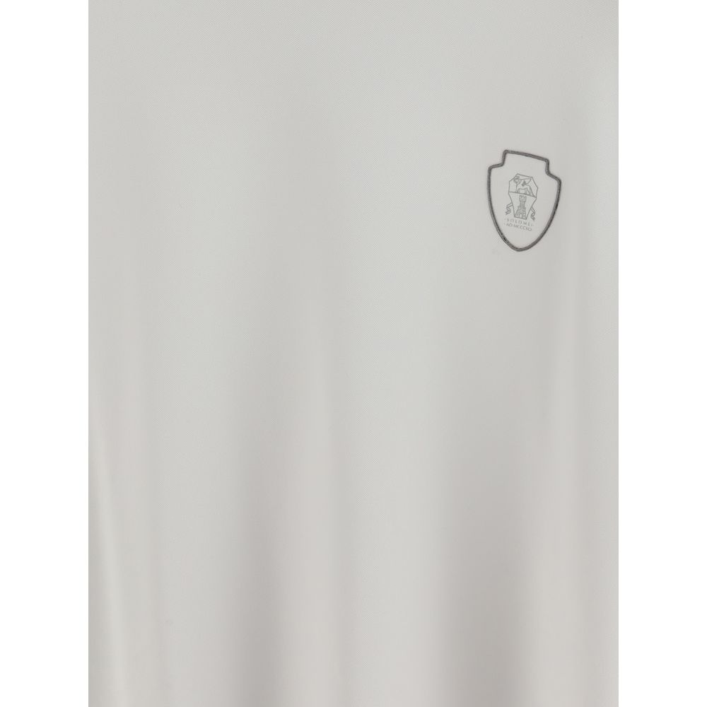 Brunello Cucinelli White Polyamide T-Shirt