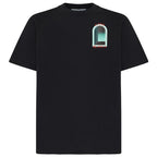 Casablanca Black Cotton T-Shirt