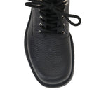 Bottega Veneta Black Calfskin Lace-Up Boots
