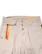 Daniele Alessandrini Beige Cotton Stretch Slim Fit Denim Jeans