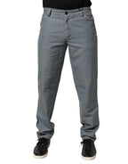 Master Coat Gray Cotton Regular Fit Men Denim Trouser Jeans