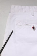 AT.P.CO White Cotton Skinny Fit Mid Waist Denim Trouser Jeans