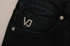 Versace Jeans Couture Dark Black Dora Slim Fit Denim Pants