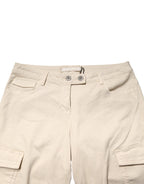 Scervino Street Beige Skinny Fit Mid Waist Men Denim Jeans