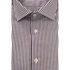 Baldinini Trend Purple Cotton Men Shirt
