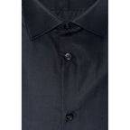 Baldinini Trend Black Cotton Men Shirt