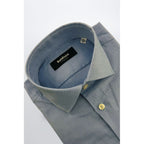 Baldinini Trend "Light Blue Cotton Men Shirt"