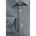 Baldinini Trend "Light Blue Cotton Men Shirt"