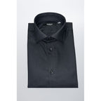 Baldinini Trend Black Cotton Men Shirt