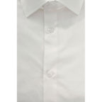 Baldinini Trend White Cotton Men Shirt