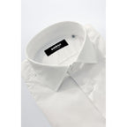 Baldinini Trend White Cotton Men Shirt