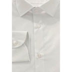 Baldinini Trend White Cotton Men Shirt