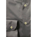Baldinini Trend Gray Cotton Men Shirt